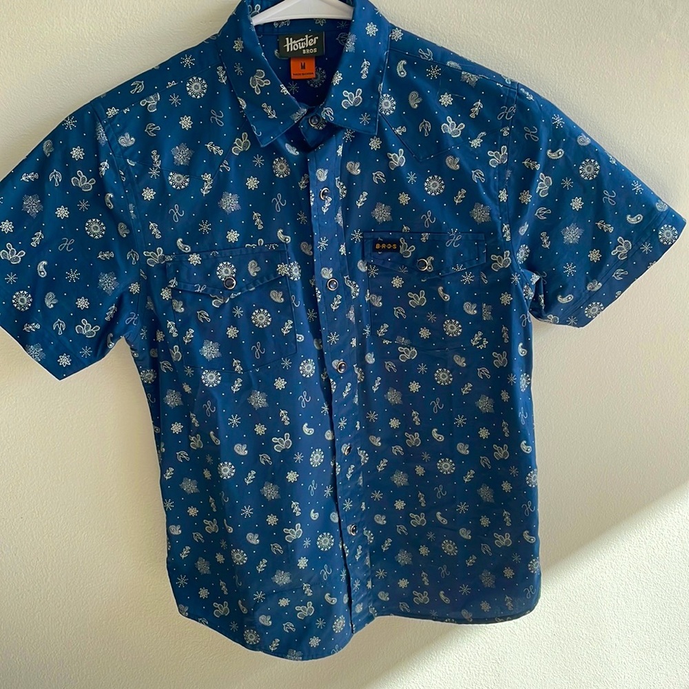 Howler Brothers Youth H Bar B Snap Short Sleeve Shirt